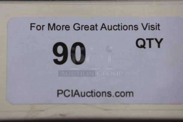 Auction label indicating quantity 90 and website PCIauctions.com.