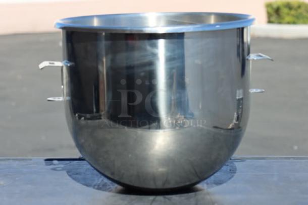 BRAND NEW Hobart BOWL-SST220 20 Qt. stainless steel mixing bowl, durable construction, polished finish, side handles.