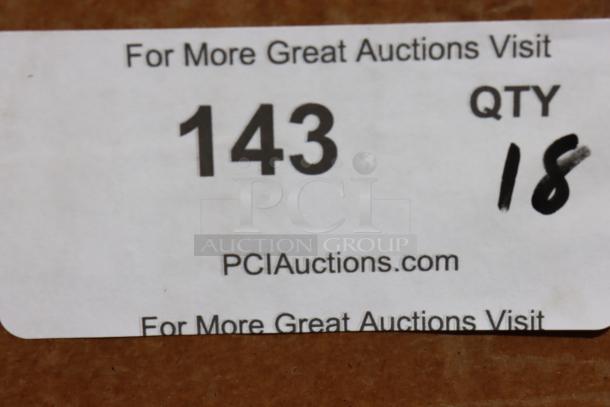 Lavex 18 rolls of 4" x 4" flammable gas labels, model 323SHIP4X4NF, 500/roll, permanent gloss paper, new condition.