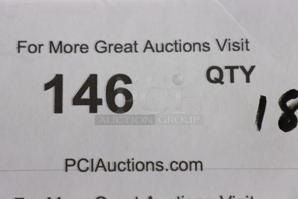 Lavex 4"x4" Flammable Gas Gloss Labels, Model 323SHIP4X4NF, 500/roll, new condition. Auction quantity: 18 rolls.