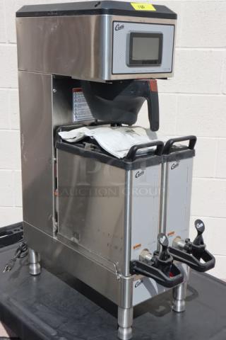 Curtis G4GEMXN63A1000 GemX Twin Coffee Brewer, brand new, minor side dings, 120/220V, 1650/2800W, serial 15017215.
