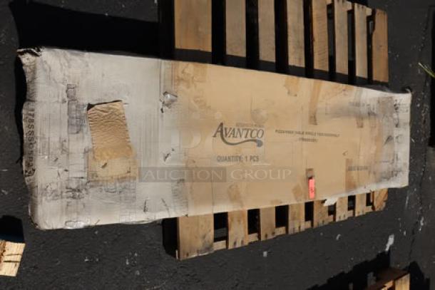 Avantco 178SSSOSP2 Stainless Steel Overshelf, brand new, unopened in original packaging, measure 18" x 67".
