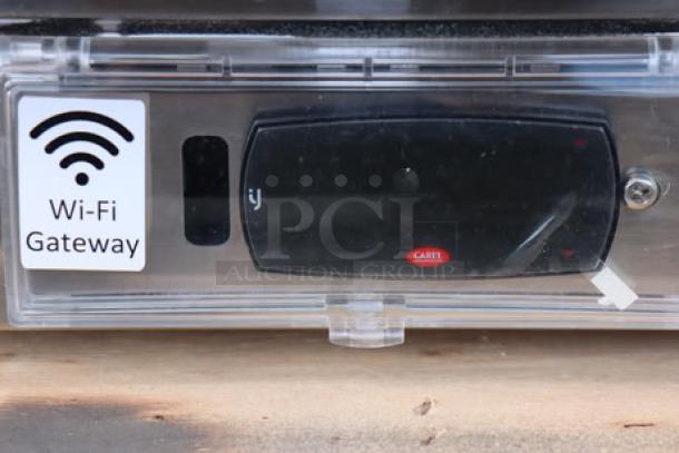 Avantco ZUC-60R-HC undercounter refrigerator control panel with Wi-Fi Gateway, minor wear seen, serial No. 765720511 7698 2502.