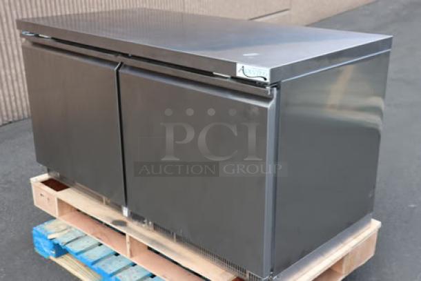 Avantco ZUC-60R-HC 60" undercounter refrigerator, new, out of packaging, minor dents, front breathing design, 115V.