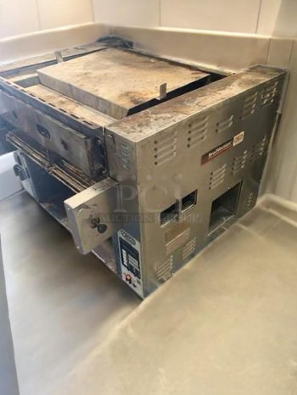Nieco JF63 Automatic Broiler, excellent condition, natural gas, 115V, fully tested, flame broiler system, Windsor, CA.