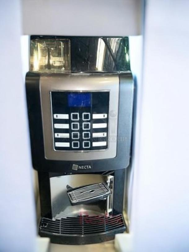 Necta Koro ES/LA Espresso Machine, 120V, outstanding condition, fully tested, automatic model with digital display and keypads.