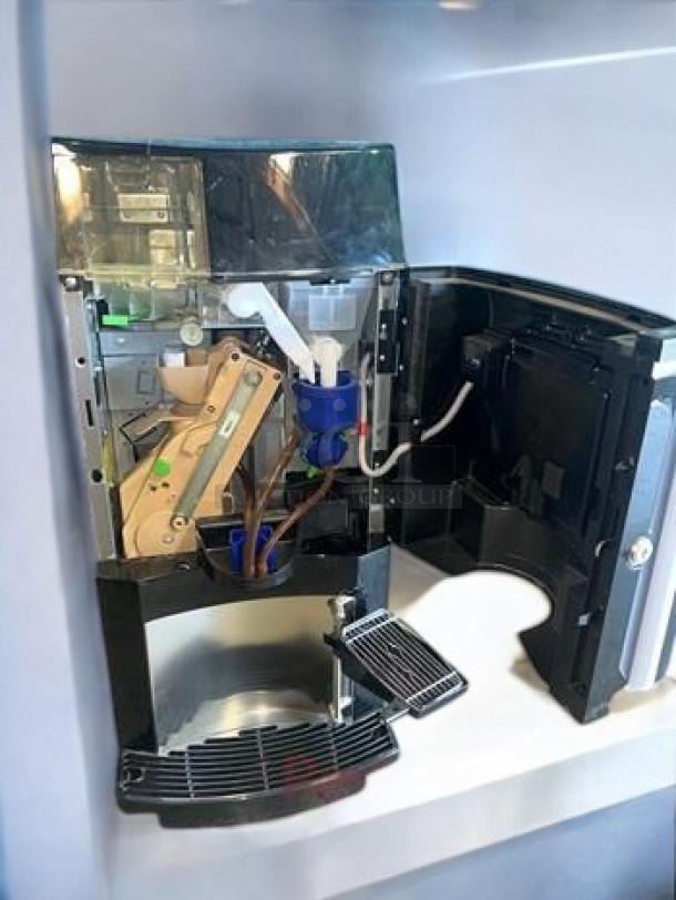 Necta Koro ES/LA espresso machine, outstanding condition, internal view, 120V, fully tested, automatic operation, by Evoca Group.