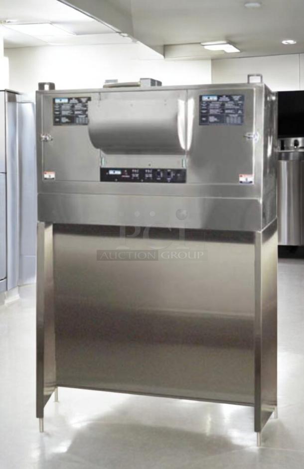 Immaculate Giles FSH-6 ventless hood system, 72" stand mount, stainless steel, fully tested, 208–240V, excellent condition.