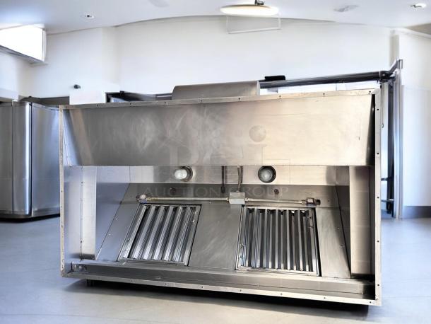 Immaculate Giles FSH-6 Ventless Hood System with 72" stand, 208–240V, stand mount, fully tested and working.