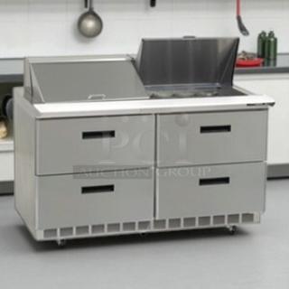Welbilt Delfield UCD60N-24M-A5 refrigerated chef base with drawers, superb condition, 115V, fully tested and working.