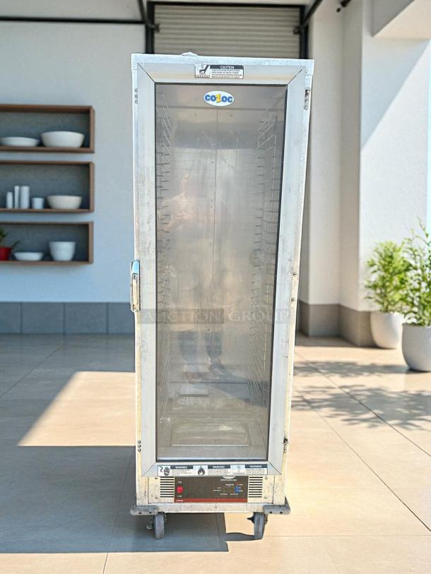 Cozoc HPC-7008C9-S1 heated holding cabinet, full-height, stainless steel, tested, working, insulated.