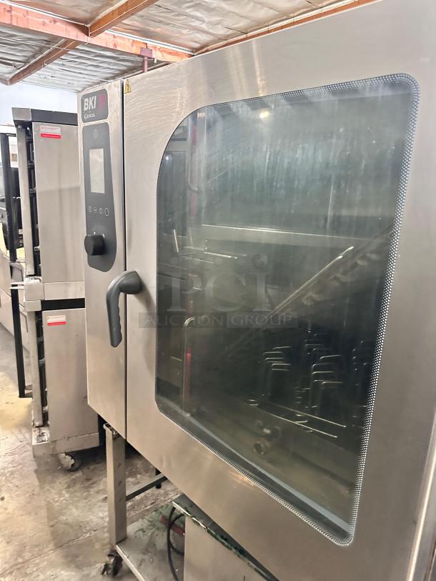 BKI by Giorik TG1023 CombiKing electric oven in superb condition, 208V, fully tested and working; features stainless steel exterior.