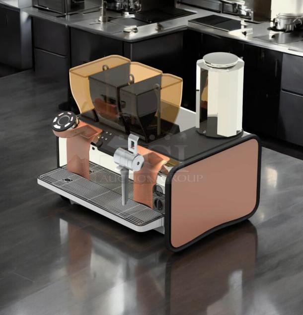 Pristine Starbucks Mastrena II Espresso Machine by Thermoplan AG, fully tested and working, 240V, superautomatic system.