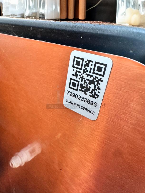 Starbucks Mastrena II Espresso Machine by Thermoplan AG, pristine condition, 240V, fully tested. QR code for service visible.