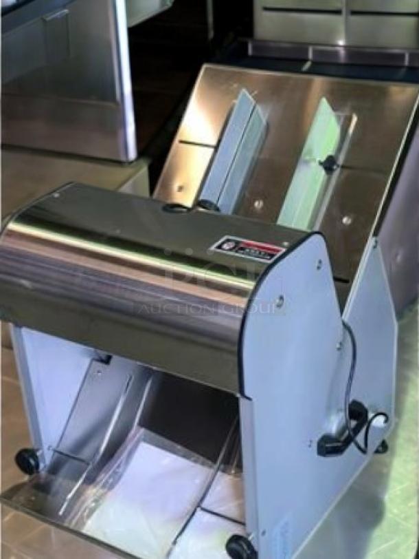 Commercial Food Equipment 302N-20mm bread slicer in superb condition, 110V, automatic, fully tested and working.