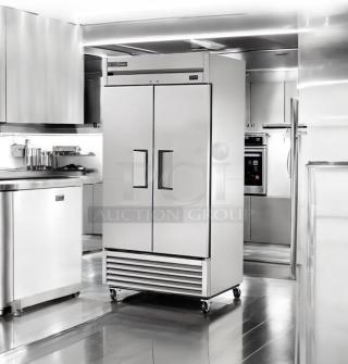 Superb Condition – True T-35F-HC – Double Solid Door Reach-In Freezer – 115V – Fully Tested & Working! - Item #1212922