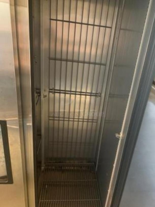 True T-35F-HC double solid door reach-in freezer, superb condition, stainless steel, 115V, fully tested and working.