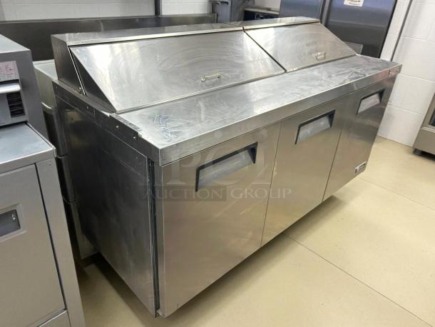 Titan Refrigeration XTSU72 72" Sandwich Prep Table in excellent condition, stainless steel, 115v, tested working.