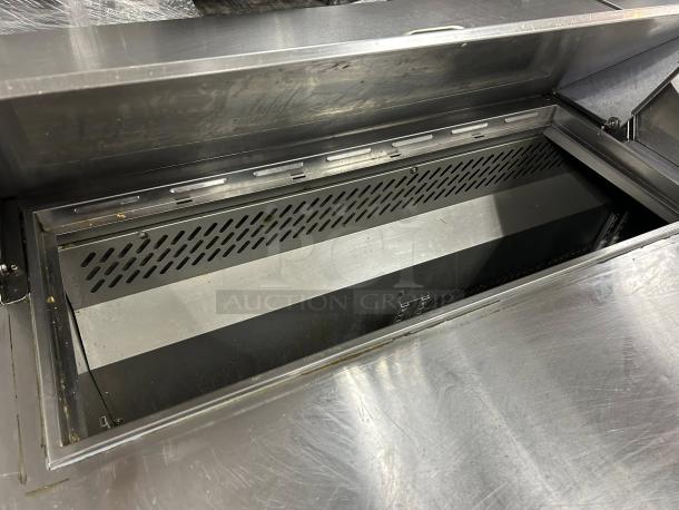 Titan Refrigeration XTSU72 Sandwich Prep Table in excellent condition, stainless steel finish, tested and working.