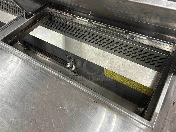 Titan Refrigeration XTSU72 72" Sandwich Prep Table, excellent condition, stainless steel, tested and working, 115v.