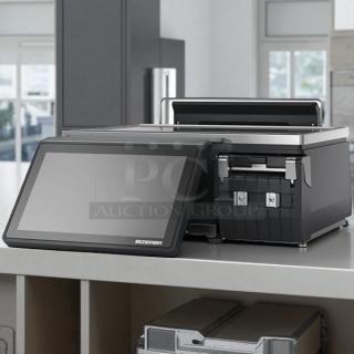 Bizerba KH II 100 computing scale with label printer, 30 lb. capacity, great condition, tested, legal for trade.