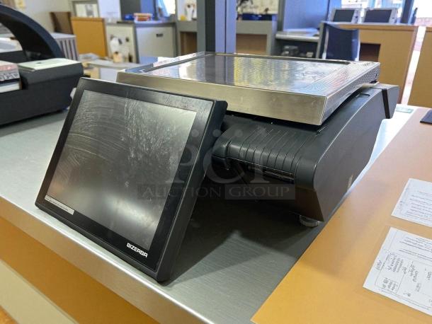 Bizerba KH II 100 PRO 30 lb. PC countertop computing scale with label printer, great condition, tested and working.