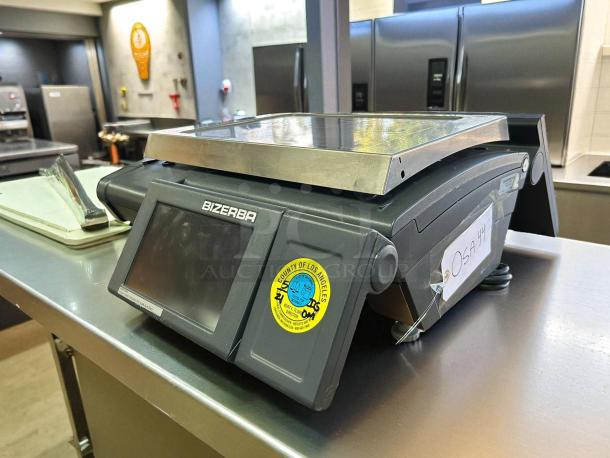 Bizerba KH II 100 scale, 30 lb capacity, with label printer, great condition, tested and working, legal for trade.