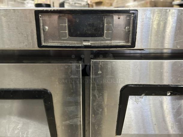 Atosa MGF8402GR 48″ undercounter refrigerator, tested working, stainless steel, digital control panel visible.