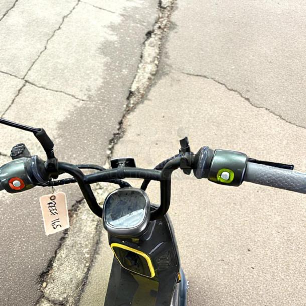 Segway C80 e-Moped Scooter, tested and working. Features handlebars with controls and tag labeled "OP915".