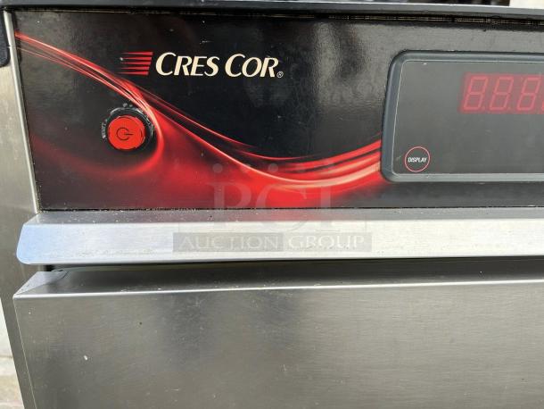 Cres Cor H-137-SUA-5D undercounter mobile heated cabinet, excellent condition, 120v, 5-pan capacity, tested and working.
