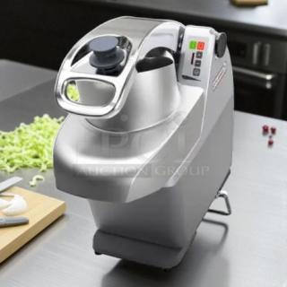 Electrolux 600474 food processor, excellent condition, one-speed, continuous feed, side discharge, tested and working.