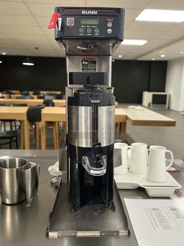 Bunn ICB-DV Tall Coffee Brewer in outstanding condition, dual voltage, fully tested, with company branding visible.
