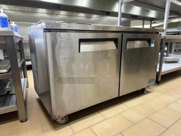 Turbo Air MUR-60-N M3 Series 60" undercounter refrigerator in great condition, stainless steel, tested, and working.