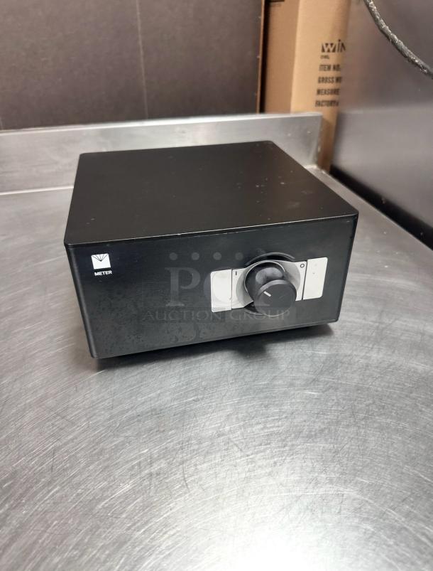Pristine METER Control Unit, Precision Power Supply/Controller, Model Power Unit, tested and fully functional, black housing.