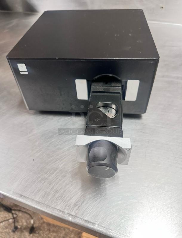 Pristine METER Control Power Unit, precision power supply/controller, fully tested, black finish, METER logo visible.