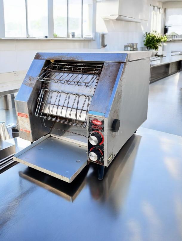Hatco TRH-60 Toast-Rite Conveyor Toaster, 208V, stainless steel, fully tested, top-tier condition.