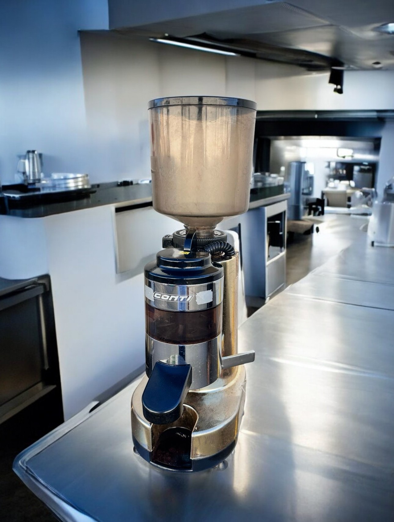 Conti Italian commercial coffee grinder sold for $200