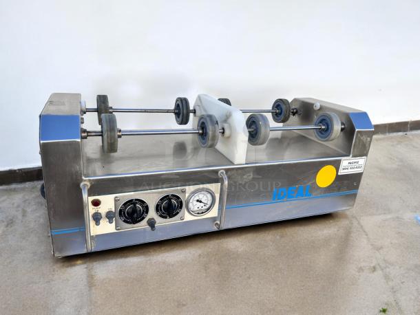 Lumar Ideal II LU2X25S dual-drum vacuum meat tumbler in outstanding condition, 115V, fully tested.