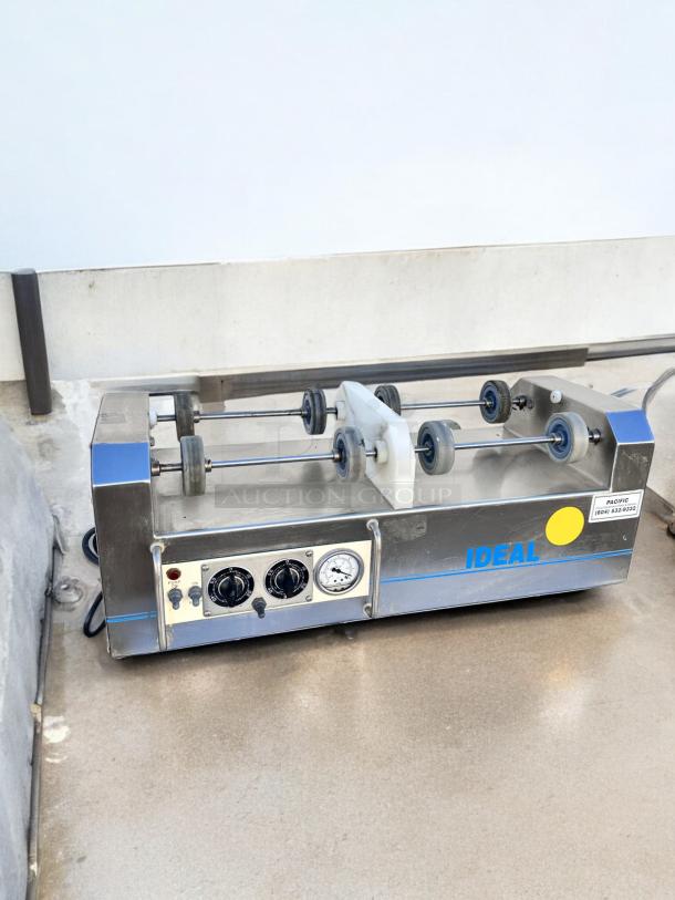Lumar Ideal II LU2X25S dual-drum vacuum meat tumbler, 115V, outstanding condition, fully tested, controls visible.
