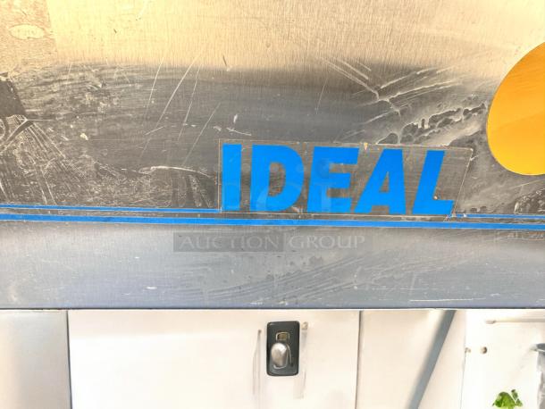 Lumar Ideal II LU2X25S meat tumbler in outstanding condition, showing the "IDEAL" brand logo on the stainless steel exterior.