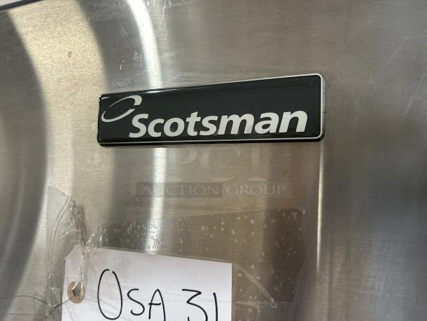 Scotsman CME1056AS commercial ice maker, superb condition, 208/230V, fully tested, visible brand label.