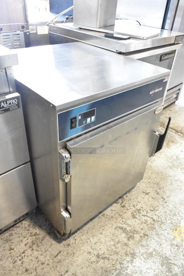 2019 Alto Shaam 750-S stainless steel heated holding cabinet on casters, 120 volts, 1 phase. Good condition.