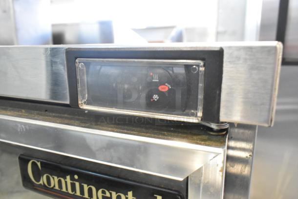 2019 Continental SW27NGD stainless steel undercounter cooler, digital control panel visible, used condition.