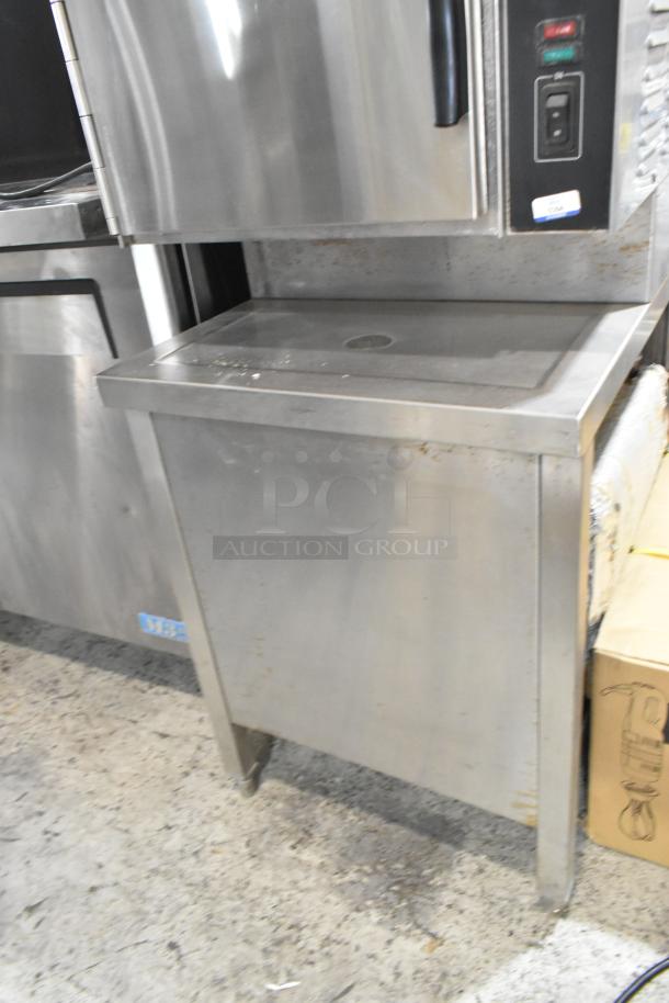 Groen HY-6E STEAMER, stainless steel electric 2 deck steam cabinet, 480V, 3-phase, commercial floor model, minor wear.