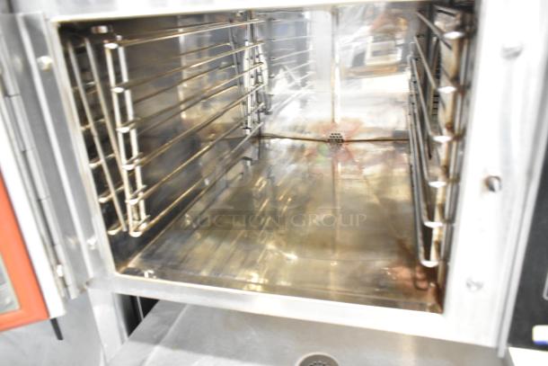 Groen HY-6E Stainless Steel Electric Steamer, 2-deck, commercial grade, model HY-6E, 480V, 3-phase, excellent condition.