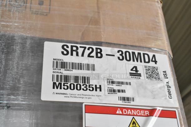 BRAND NEW Hoshizaki SR72B-30MD4 prep table in original box. Stainless steel, 4 drawers, 1 door. 115V, 1 phase.