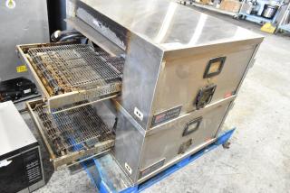 2 Middleby Marshall DZ33T CTX Stainless Steel Commercial Electric Powered Conveyor Pizza Oven. 208/240 Volts, 1 Phase. 2 Times Your Bid! - Item #1213139