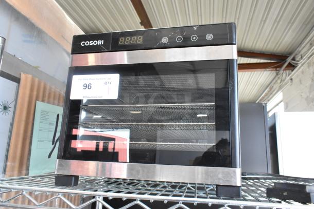2020 Cosori CP267-FD food dehydrator, stainless steel, countertop model, digital display, excellent condition, 120V, 1 phase.