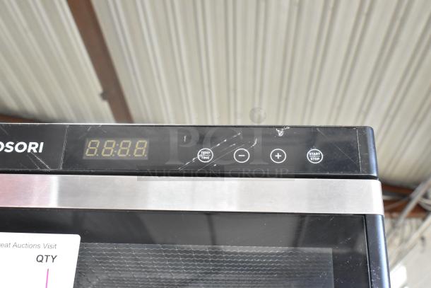 Cosori CP267-FD stainless steel food dehydrator, digital display, minor scratches, 120 volts, 1 phase, for auction.