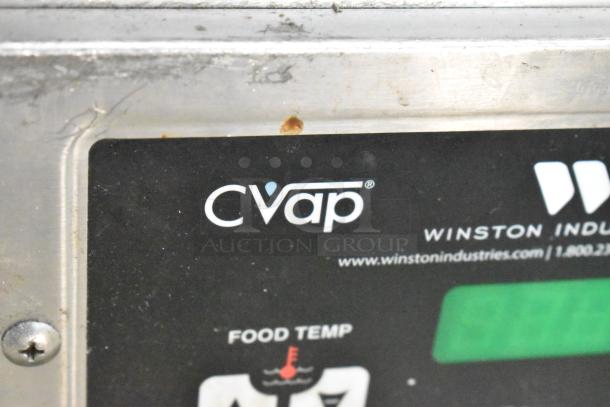 2022 Winston HBB5D2GE CVap stainless steel warming drawer, 2 drawers, commercial grade, 120V, 1 phase, control panel.